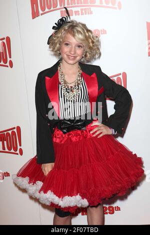 Madison Leisle Los Angeles premiere of "Hoodwinked Too! Hood vs Evil