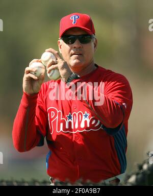 This is a 2012 photo of Ryne Sandberg of the Philadelphia Phillies baseball  team. This image reflects the Philles' spring training roster as of  Thursday, March 1, 2012, when this image was