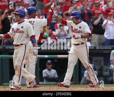 Phillies OF Shane Victorino on Saturday May 24th at Minute Maid Park in  Houston, Texas. (Andrew Woolley/Four Seam Images via AP Images Stock Photo  - Alamy