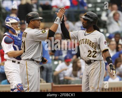 Pittsburgh Pirates' Ronny Cedeno during spring training baseball practice,  Sunday, Feb. 20, 2011, in Bradenton, Fla. (AP Photo/Eric Gay Stock Photo -  Alamy