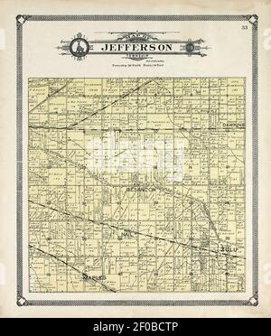 Allen County Indiana Plat Map Plat Book Of Allen County, Indiana Stock Photo - Alamy