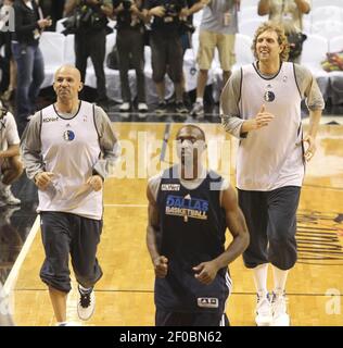 Dirk Nowitzki, Jason Terry, & Jason Kidd with the 2011 NBA