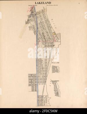 Plat book of Washington County, Minnesota - showing township plats, city and village plats, sub-division plats, and county map - compiled from official records Stock Photo