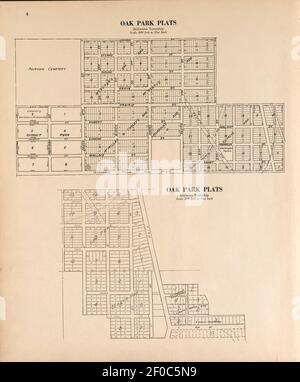 Plat book of Washington County, Minnesota - showing township plats, city and village plats, sub-division plats, and county map - compiled from official records Stock Photo