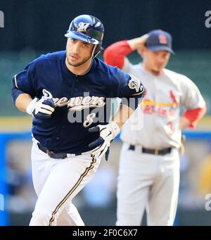 National League Milwaukee Brewers #8 Ryan Braun Red 2015 All-Star