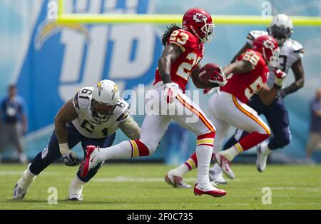 Dallas Cowboys quarterback Tony Romo (9) prepares to take the snap from  center David Arkin (62) against the San Diego Chargers in NFL preseason  action at Qualcomm Stadium in San Diego, California