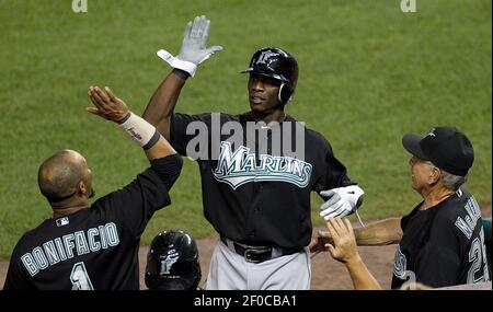 Florida Marlins interim manager Jack McKeon walks from the field in the  baseball game between the Florida Marlins and the Pittsburgh Pirates on  Sunday, Sept. 11, 2011, in Pittsburgh. (AP Photo/Keith Srakocic