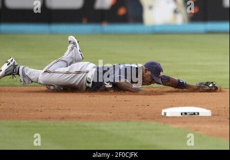 Miami Marlins Chris Coghlan during a game against the New York Yankees in  Miami,Florida on April 1,2012 at Marlins Park.(AP Photo/Tom DiPace Stock  Photo - Alamy