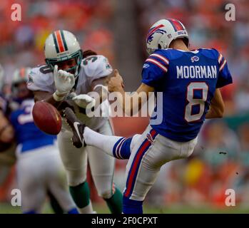 Buffalo Bills' Brian Moorman during NFL football training camp at St. John  Fisher College in Pittsford, N.Y., Wednesday, July 29, 2009. (AP Photo/  David Duprey Stock Photo - Alamy