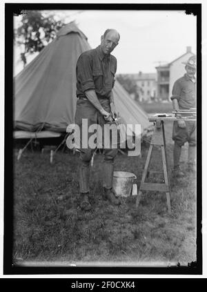 PLATTSBURG RESERVE OFFICERS TRAINING CAMP Stock Photo