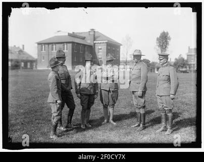 PLATTSBURG. RESERVE OFFICERS TRAINING CAMP Stock Photo