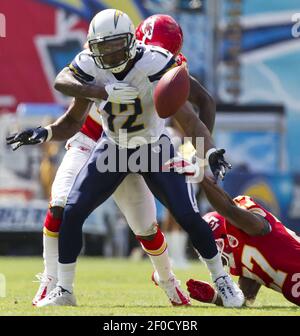 San Diego Chargers wide receiver Patrick Crayton (12) during an