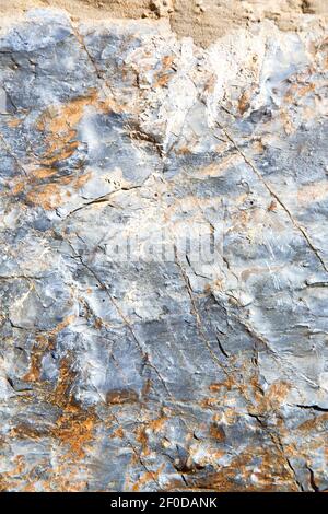 Rocks stone     orange gneiss in the  of morocco Stock Photo