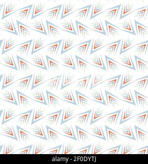 Seamless pattern colorful modern style abstract graphic background from various rounded shapes Stock Vector
