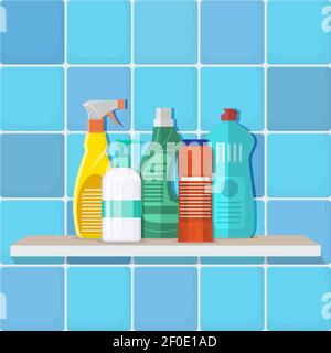 The bottles of detergent, washing powder Stock Vector Image & Art - Alamy