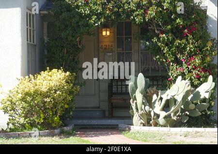 Burbank, California, USA 7th March 2021 A general view of atmosphere of actress Marilyn Monroe's former home/house at 4215 Rowland Avenue on March 7, 2021 in Burbank, California, USA. Photo by Barry King/Alamy Stock Photo Stock Photo