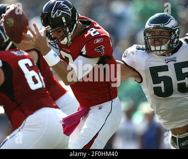 Philadelphia Eagles linebacker Stuart Bradley #55 during a scrimmage, in a  practice being held at Lehigh College in Bethlehem, Pennsylvania. (Credit  Image: © Mike McAtee/Southcreek Global/ZUMApress.com Stock Photo - Alamy