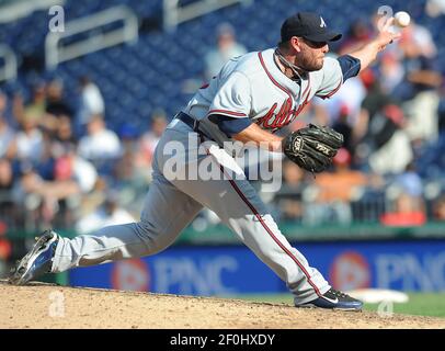 Photo: Atlanta Braves closer Billy Wagner throws a pitch at Citi