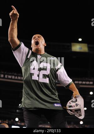 13 September 2010: Baltimore Ravens center Matt Birk (77) during the second  half of the Baltimore Ravens vs New York Jets game at the New Meadowlands  Stadium in East Rutherford, New Jersey