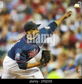 This is a 2010 photo of Francisco Liriano of the Minnesota Twins baseball  team. This image reflects the Minnesota Twins active roster as of Monday,  March 1, 2010 when this image was