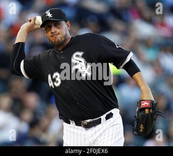 Chicago White Sox starting pitcher Johnny Cueto throws against the Toronto  Blue Jays in the first inning of American League baseball action in Toronto  on Thursday, June 2, 2022. THE CANADIAN PRESS/Jon