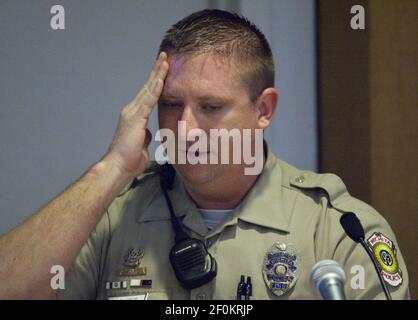 Wichita Police Officer Erik Landon, who was the first officer to arrive ...