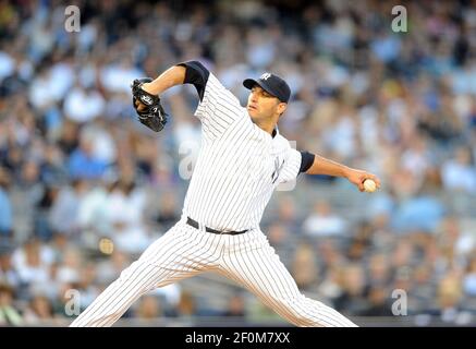 Houston Astros starting pitcher Andy Pettitte delivers a pitch against the  Chicago White Sox during the first inning of game 2 of the World Series at  U. S. Cellular Field, October 23