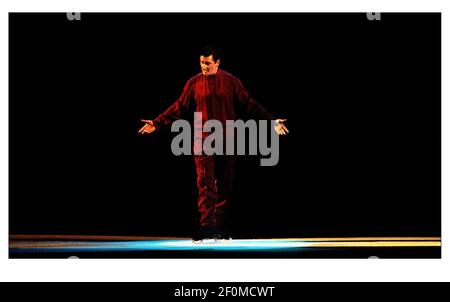 Robin Cousins performing at Holiday on Ice January 2000in the Brighton Centre. Robin is to retire from performance in a couple of weeks. Stock Photo