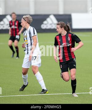 Christy GRIMSHAW (Milan Women) during the Women's Italian championship,  Serie A Timvision football match between Juventus FC and AC Milan on March  7, 2021 at Juventus Training Center in Vinovo, Italy - Photo Nderim Kaceli  / DPPI / LiveMedia Stock ...