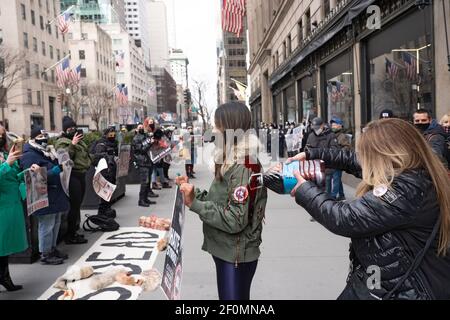 Canada goose new york protest hotsell