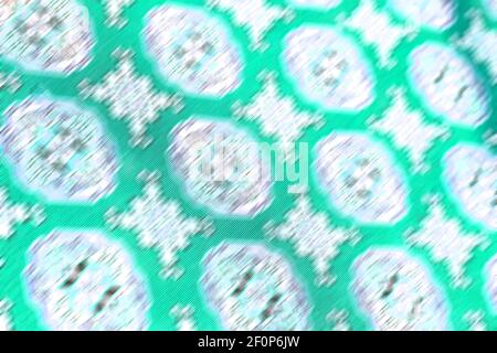 In iran antique carpet   textile Stock Photo