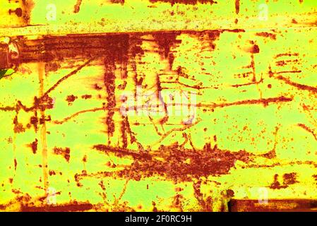 Rusted sheet metal, Germany Stock Photo