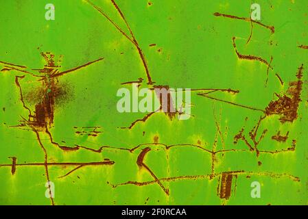 Rusted sheet metal, Germany Stock Photo