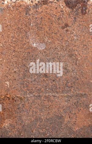 Rusty metal plate, Bavaria, Germany Stock Photo