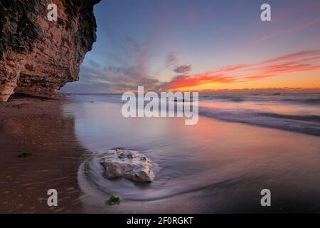Bulbjerg bird rock at the Jammerbugt, Denmark Stock Photo