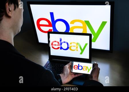 Logo ebay Stock Photo