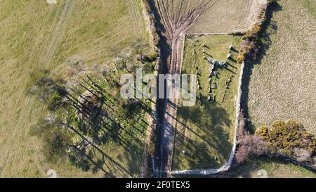 Cashtal Yn Ard Stock Photo