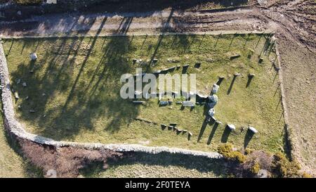 Cashtal Yn Ard Stock Photo