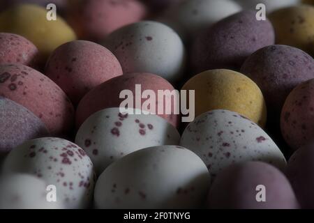 mini Easter eggs Stock Photo
