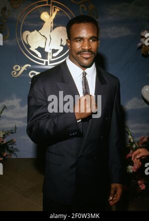 Evander Holyfield attends Carousel of Hope Ball Benefit on October 26, 1990 at the Beverly Hilton Hotel in Beverly Hills, California   Credit: Ralph Dominguez/MediaPunch Stock Photo