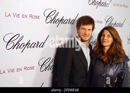 Eric Mabius and his wife Ivy Sherman Opening Night of the Broadway play ...