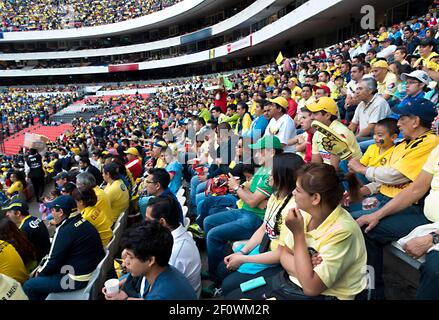 Soccer fans in Azteca Stadium, Mexico City, Mexico Stock Photo - Alamy