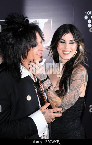 Nikki Sixx and Kat Von D - 10th Ann. Young Hollywood Awards at the
