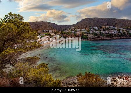 Moraira Beach, Costa Blanca, Spain Stock Photo