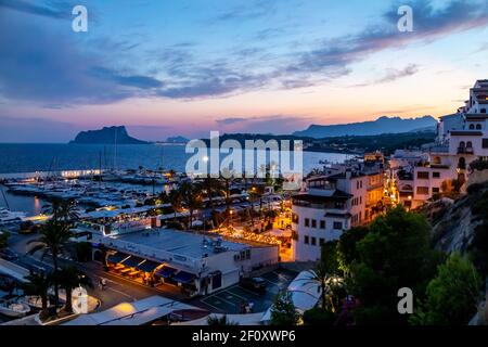 Moraira, Costa Blanca, Spain Stock Photo