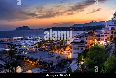 Moraira, Costa Blanca, Spain Stock Photo