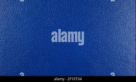 blue leather texture closeup, useful as background Stock Photo