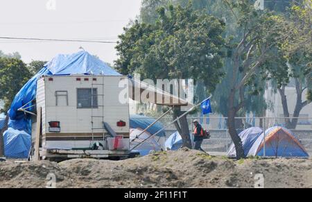 11th March 2009 Ontario California A strip of city land has