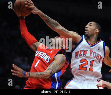 Allen Iverson Detroit Pistons NBA公式ジャージ Rare Vintage Adidas NBA Detroit Pistons Allen Iverson
