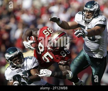 Philadelphia Eagles linebacker Stuart Bradley #55 during a scrimmage, in a  practice being held at Lehigh College in Bethlehem, Pennsylvania. (Credit  Image: © Mike McAtee/Southcreek Global/ZUMApress.com Stock Photo - Alamy